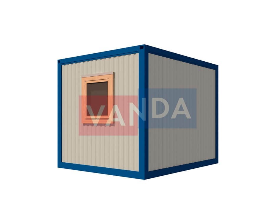 Блок контейнер металлический 3,0 x 2,4 - Вагонка деревянная